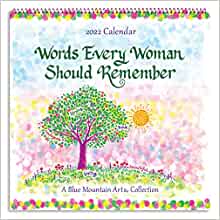 2022 Calendar: Words Every Woman Should Remember PB - Blue Mountain Arts